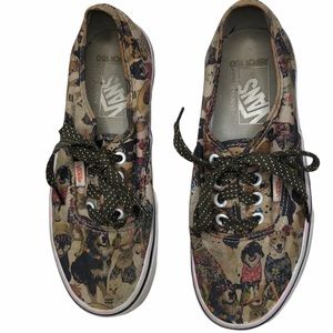 Vans Authentic ASPCA Dog and Cats Sneakers. Sz 6.5
